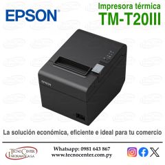 Impresora térmica Epson TM-T20III